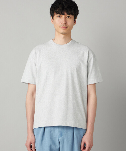 COMME CA MEN（コムサメン）の「【抗菌・消臭】メランジミジンボーダー Tシャツ（Tシャツ/カットソー・メンズ・ライトグレー/ブラック/ネイビー・L/M）」の14枚目の写真