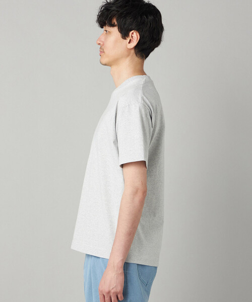 COMME CA MEN（コムサメン）の「【抗菌・消臭】メランジミジンボーダー Tシャツ（Tシャツ/カットソー・メンズ・ライトグレー/ブラック/ネイビー・L/M）」の15枚目の写真