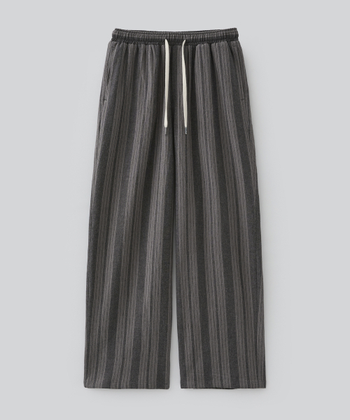 FABREGAT(ファブレガ)の「ベルロストライプラウンジパンツ(チャコール)(その他パンツ・レディース・その他・2/3)」の1枚目の写真