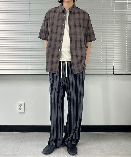 FABREGAT(ファブレガ)の「ベルロストライプラウンジパンツ(チャコール)(その他パンツ・レディース・その他・2/3)」の8枚目の写真