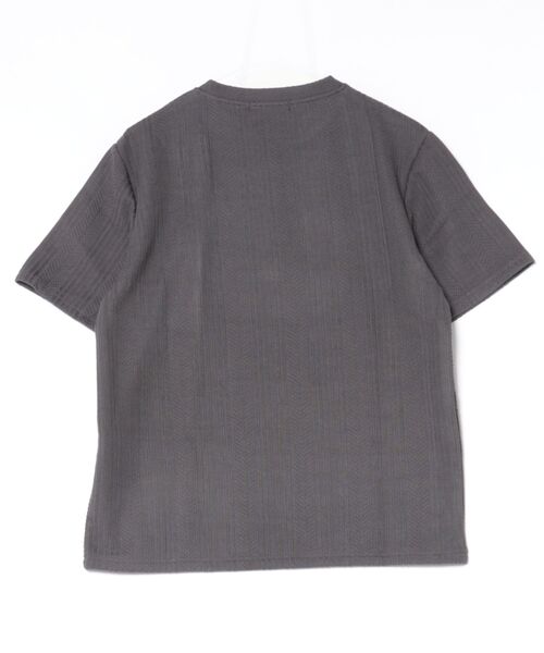 Bling Leads（ブリングリーズ）の「【Bls】 【ZM】【Bling Leads】ランダムテレコ ヘンリーネックTEE（Tシャツ/カットソー・メンズ・ブラウン/チャコール/グレー系その他/ブラック・LARGE/MEDIUM）」の8枚目の写真