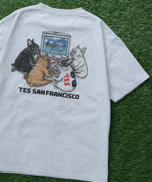 The Endless Summer（エンドレスサマー）の「TES SURF GAME T-SHIRT/ Tシャツ（Tシャツ/カットソー・メンズ・ブラック/アイボリー/グレー/ホワイト・SMALL/MEDIUM/LARGE/X-LARGE/XX-LARGE）」の4枚目の写真