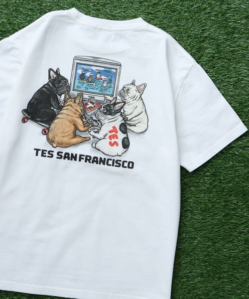 The Endless Summer（エンドレスサマー）の「TES SURF GAME T-SHIRT/ Tシャツ（Tシャツ/カットソー・メンズ・ブラック/アイボリー/グレー/ホワイト・SMALL/MEDIUM/LARGE/X-LARGE/XX-LARGE）」の2枚目の写真