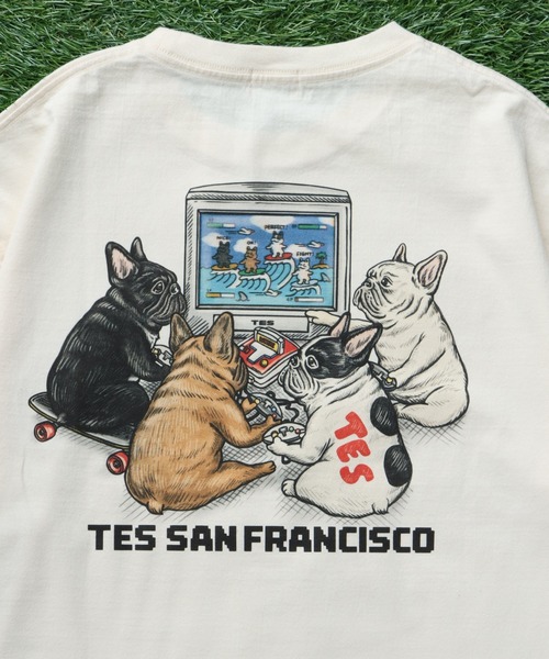 The Endless Summer（エンドレスサマー）の「TES SURF GAME T-SHIRT/ Tシャツ（Tシャツ/カットソー・メンズ・ブラック/アイボリー/グレー/ホワイト・SMALL/MEDIUM/LARGE/X-LARGE/XX-LARGE）」の7枚目の写真