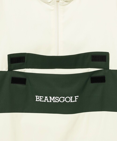 BEAMS GOLF（ビームスゴルフ）の「ORANGE LABEL / ハーフジップ 撥水 ピステ（ベスト・メンズ・ベージュ/ホワイト系その他5/グリーン・MEDIUM/SMALL/LARGE/X-LARGE）」の7枚目の写真