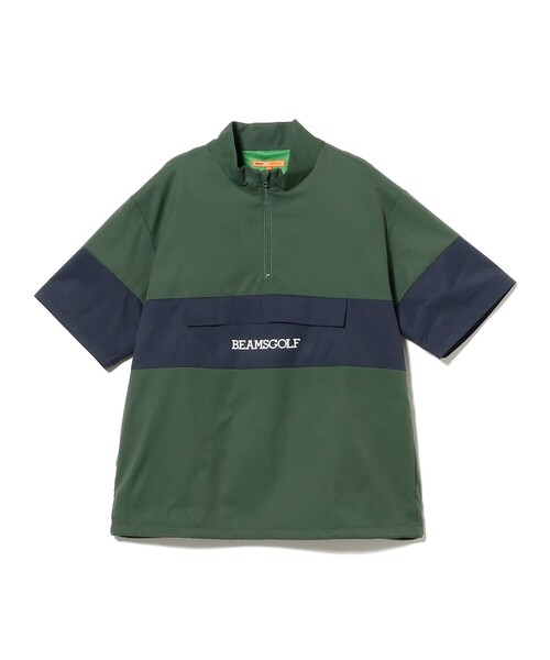 BEAMS GOLF（ビームスゴルフ）の「ORANGE LABEL / ハーフジップ 撥水 ピステ（ベスト・メンズ・ベージュ/ホワイト系その他5/グリーン・MEDIUM/SMALL/LARGE/X-LARGE）」の17枚目の写真