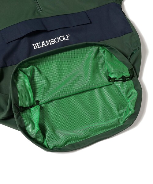 BEAMS GOLF（ビームスゴルフ）の「ORANGE LABEL / ハーフジップ 撥水 ピステ（ベスト・メンズ・ベージュ/ホワイト系その他5/グリーン・MEDIUM/SMALL/LARGE/X-LARGE）」の18枚目の写真