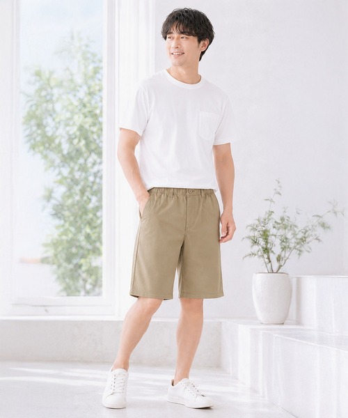 ヒヤロン(ヒヤロン)の「【ヒヤロン】メンズ ピケハーフパンツ ひんやり 冷感(その他パンツ・メンズ・ブラック/ベージュ/ネイビー・M/L/LL)」の21枚目の写真