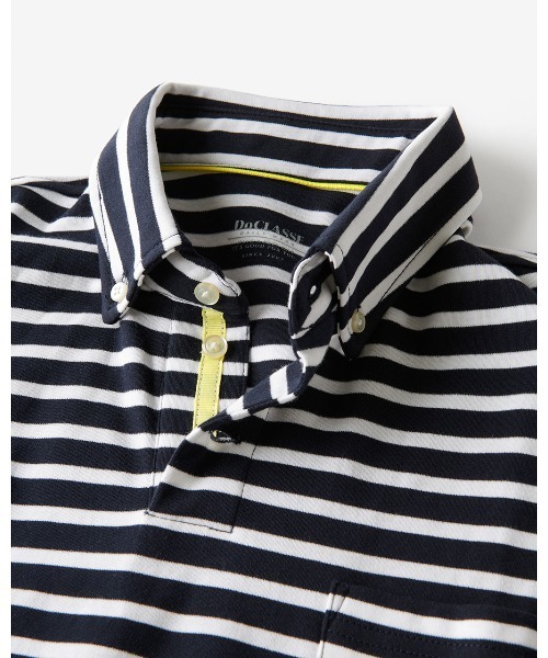 DoCLASSE( ドゥクラッセ)の「リファインド ポロ・ドゥクラッセT 半袖(Tシャツ/カットソー・メンズ・インディゴブルー/ネイビー×ホワイト/ホワイト/ネイビー/ダークグリーン/ホワイト×グレー・L/LL/M/S/3L)」の17枚目の写真