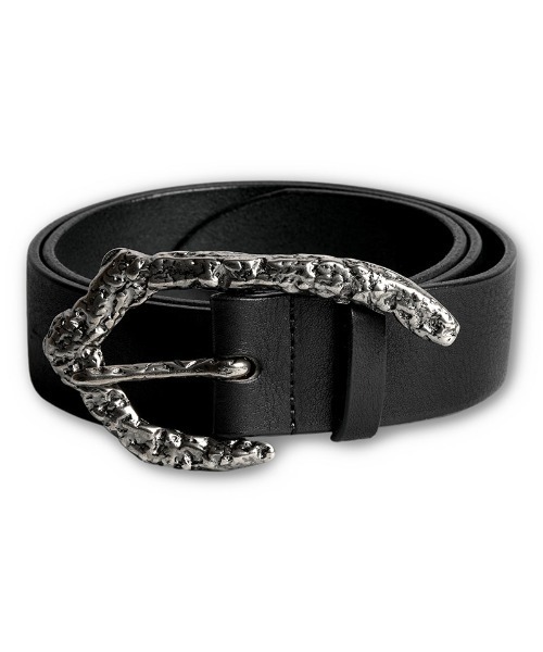 NO ID.(ノーアイディ)の「mko13724-モルテンバックルレザーベルト(859088-529E)(ベルト・メンズ・ブラック・ONE SIZE)」の8枚目の写真