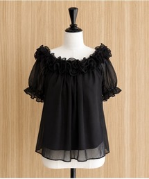オフショル オフショルダー」に該当するトップス（ブラック/黒色系