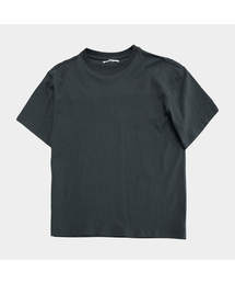 シンプル メンズ刺繍切り替えポイントベーシックリラックスフィット半袖Tシャツ _4COLOR