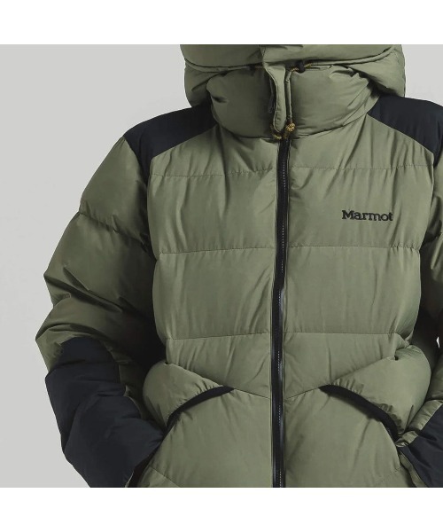 MARMOT(マーモット)の「MARMOT【マーモット】- パーカー アウター【Parbat Parka KHAKI MTFW25UDW019】(ダウンジャケット/コート・メンズ・カーキ・XL/XXL)」の6枚目の写真