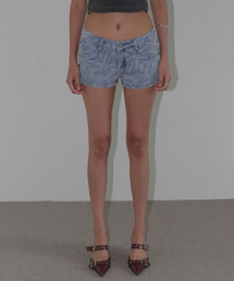 MICRO DENIM SHORTS [SKY BLUE]