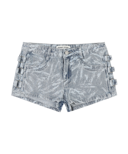 ORDINARY HOLIDAY（オーディナリー ホリデー）の「MICRO DENIM SHORTS [SKY BLUE]（その他パンツ・レディース・その他・SMALL/MEDIUM）」の3枚目の写真