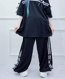 レースフリルカーゴデニム（その他パンツ）｜FickleBebe（フィクルベベ