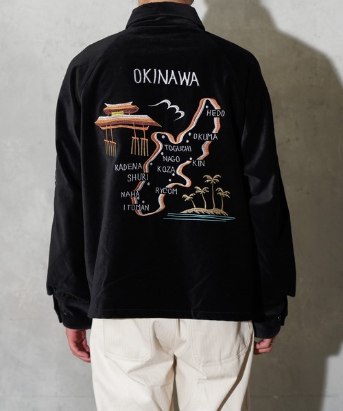 THRIFTY LOOK(スリフティールック)の「THRIFTY LOOK / スリフティールック OKINAWA SOUVENIR JACKET オキナワ スーベニアジャケット(ブルゾン・メンズ・ブラック/ブラック系その他/ブラック系その他2・MEDIUM/LARGE)」の9枚目の写真