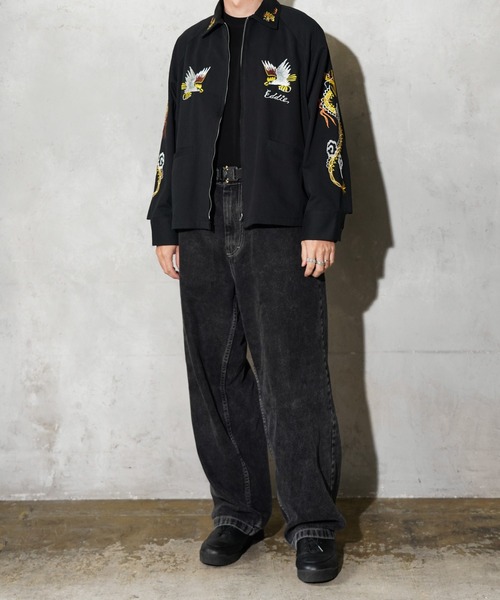 THRIFTY LOOK(スリフティールック)の「THRIFTY LOOK / スリフティールック OKINAWA SOUVENIR JACKET オキナワ スーベニアジャケット(ブルゾン・メンズ・ブラック/ブラック系その他/ブラック系その他2・MEDIUM/LARGE)」の13枚目の写真