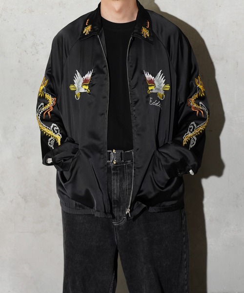 THRIFTY LOOK(スリフティールック)の「THRIFTY LOOK / スリフティールック OKINAWA SOUVENIR JACKET オキナワ スーベニアジャケット(ブルゾン・メンズ・ブラック/ブラック系その他/ブラック系その他2・MEDIUM/LARGE)」の14枚目の写真