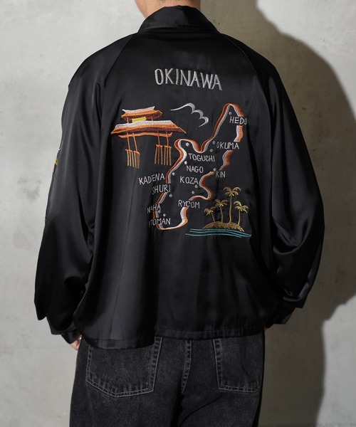 THRIFTY LOOK(スリフティールック)の「THRIFTY LOOK / スリフティールック OKINAWA SOUVENIR JACKET オキナワ スーベニアジャケット(ブルゾン・メンズ・ブラック/ブラック系その他/ブラック系その他2・MEDIUM/LARGE)」の15枚目の写真