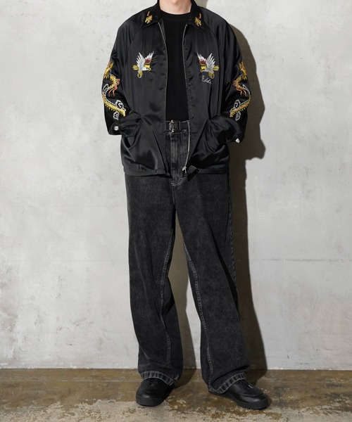 THRIFTY LOOK(スリフティールック)の「THRIFTY LOOK / スリフティールック OKINAWA SOUVENIR JACKET オキナワ スーベニアジャケット(ブルゾン・メンズ・ブラック/ブラック系その他/ブラック系その他2・MEDIUM/LARGE)」の16枚目の写真
