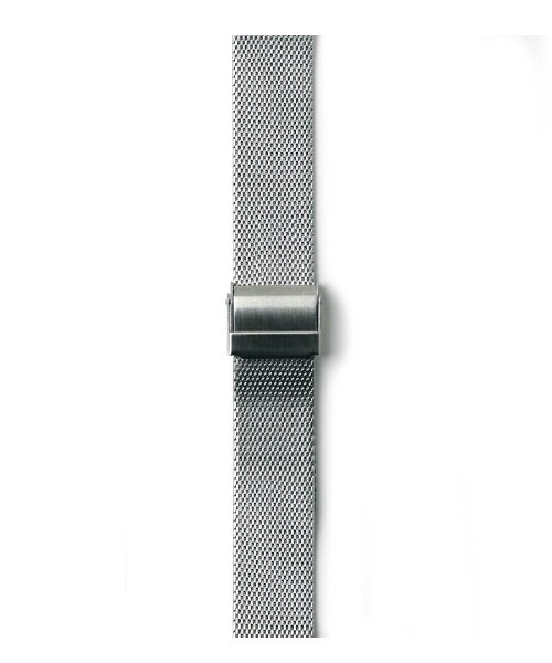 sazare(サザレ)の「「sazare/さざれ」 SK01 / SS 腕時計 SS SILVER MIRROR FINISH / WHITE DIAL / SILVER MESH(アナログ腕時計・メンズ・シルバー・38mm)」の3枚目の写真