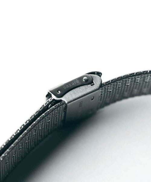 sazare(サザレ)の「「sazare/さざれ」 SK01 / SS 腕時計 SS SILVER MIRROR FINISH / WHITE DIAL / SILVER MESH(アナログ腕時計・メンズ・シルバー・38mm)」の4枚目の写真