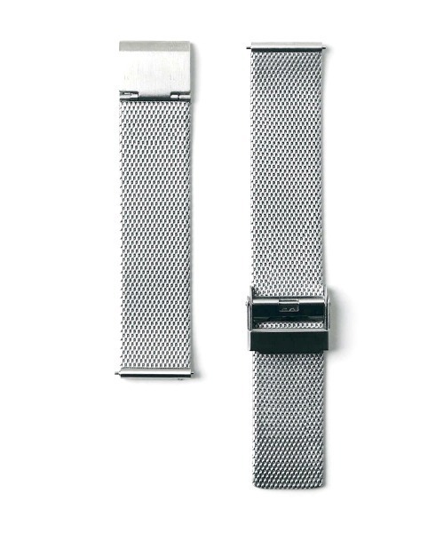 sazare(サザレ)の「「sazare/さざれ」 SK01 / SS 腕時計 SS SILVER MIRROR FINISH / WHITE DIAL / SILVER MESH(アナログ腕時計・メンズ・シルバー・38mm)」の6枚目の写真