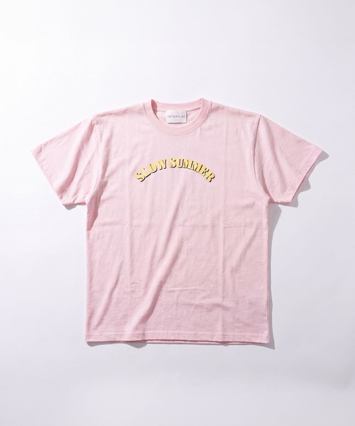 INTERPLAY(インタープレイ)の「【INTERPLAY】SLOW SUMMER S/S Tee(Tシャツ/カットソー・レディース・ホワイト/ライトブルー/グレー/ピンク/ライトグリーン・SMALL/LARGE)」の17枚目の写真