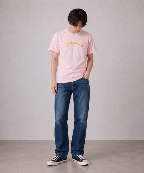 INTERPLAY(インタープレイ)の「【INTERPLAY】SLOW SUMMER S/S Tee(Tシャツ/カットソー・レディース・ホワイト/ライトブルー/グレー/ピンク/ライトグリーン・SMALL/LARGE)」の13枚目の写真