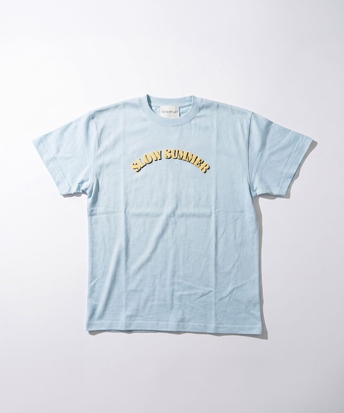 INTERPLAY(インタープレイ)の「【INTERPLAY】SLOW SUMMER S/S Tee(Tシャツ/カットソー・レディース・ホワイト/ライトブルー/グレー/ピンク/ライトグリーン・SMALL/LARGE)」の22枚目の写真