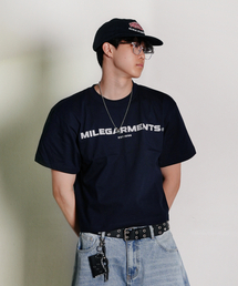 THE MILE（ザマイル）の「マイルガーメンツ クロップクルーネック_NAVY（Tシャツ/カットソー）」