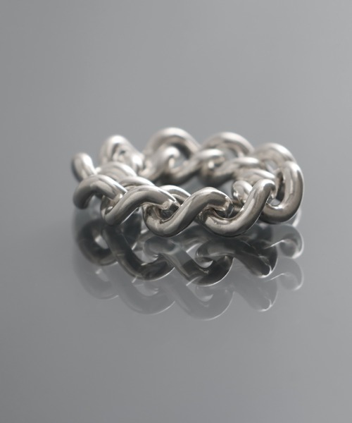 YArKA（ヤーカ）の「【YArKA/ヤーカ】φ2mm curb  chain ring [F2h9] / 喜平チェーンリング（リング・レディース・シルバー・#11/#13/#15/#17）」の6枚目の写真