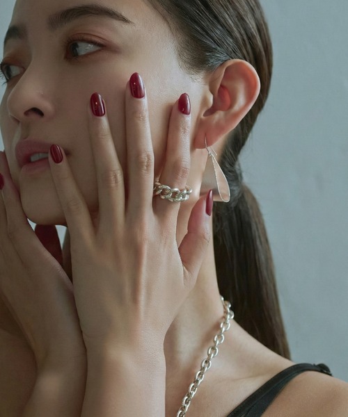 YArKA（ヤーカ）の「【YArKA/ヤーカ】φ2mm curb  chain ring [F2h9] / 喜平チェーンリング（リング・レディース・シルバー・#11/#13/#15/#17）」の7枚目の写真