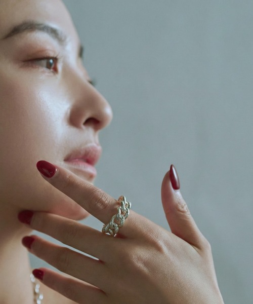 YArKA（ヤーカ）の「【YArKA/ヤーカ】φ2mm curb  chain ring [F2h9] / 喜平チェーンリング（リング・レディース・シルバー・#11/#13/#15/#17）」の8枚目の写真