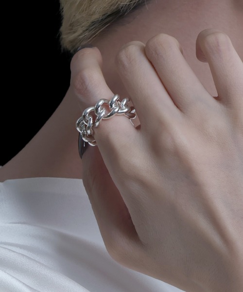 YArKA（ヤーカ）の「【YArKA/ヤーカ】φ2mm curb  chain ring [F2h9] / 喜平チェーンリング（リング・レディース・シルバー・#11/#13/#15/#17）」の10枚目の写真