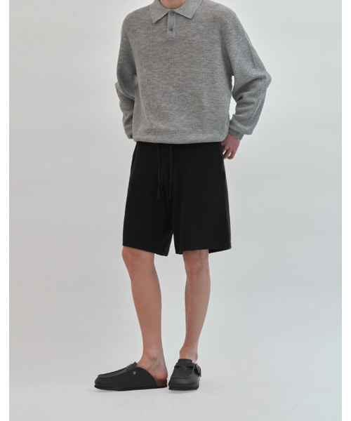 WORK ON BODY OFF（ワークオンボディオフ）の「クールバンブーセミワイドニットショーツ[オリーブグリーン]（その他パンツ・メンズ・オリーブ・MEDIUM/LARGE/X-LARGE）」の8枚目の写真