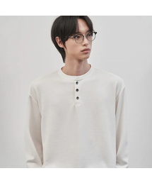 WORK ON BODY OFF（ワークオンボディオフ）の「レスティッドセミオーバーフィットヘンリーネックニット（4カラー）（ニット/セーター）」