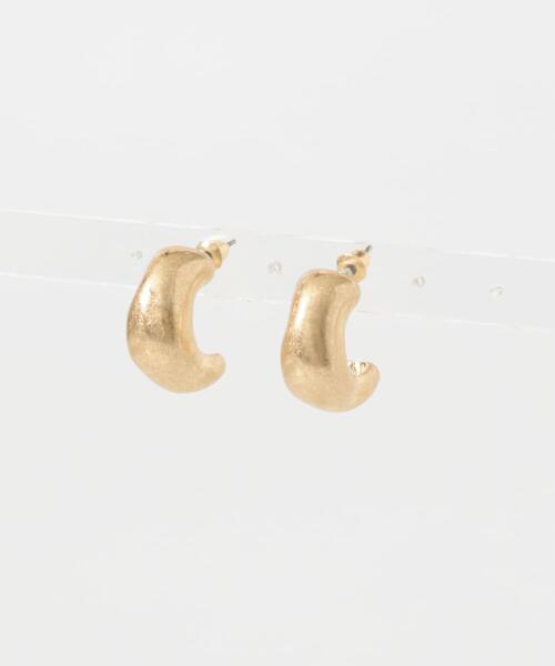 URBAN RESEARCH DOORS(アーバンリサーチドアーズ)の「ウォーンメッキチャンキーピアス(ピアス(両耳用)・レディース・ゴールド/シルバー・ONE)」の5枚目の写真