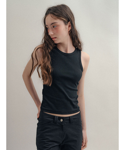 VISUS(ヴィスシュ)の「Back Hole Sleeveless_Black(Tシャツ/カットソー・レディース・その他・FREE)」の4枚目の写真
