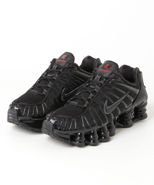 NIKE(ナイキ)の「NIKE(ナイキ)SHOX TL W ナイキ ショックス TL ユニセックス(スニーカー・レディース・ブラック・24.0cm/25.0cm/23.0cm)」の1枚目の写真