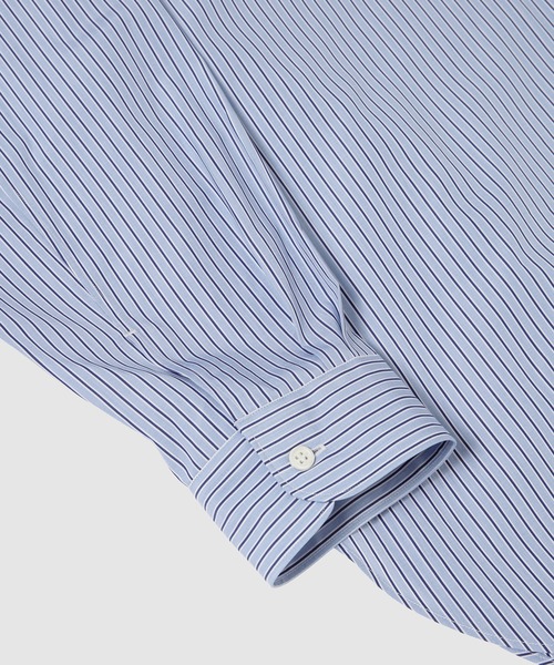 COMME des GARCONS HOMME(コム デ ギャルソン・オム)の「COTTON STRIPE SHIRTS(シャツ/ブラウス・メンズ・サックスブルー系1・XS/S/M/L)」の4枚目の写真
