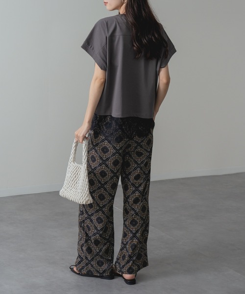 refinedworks（リファインドワークス）の「【refinedworks】大人 の 総柄 リラックス パンツ（その他パンツ・レディース・ブラック/ブラウン・FREE）」の13枚目の写真