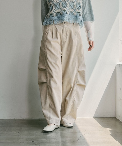 LEPSIM(レプシィム)の「ヴィンテージコーデュロイパンツ 1047013(その他パンツ・レディース・ピンク/ブルー/ライトベージュ/ブラウン・FREE)」の15枚目の写真