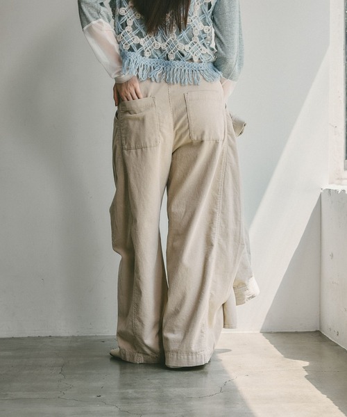 LEPSIM(レプシィム)の「ヴィンテージコーデュロイパンツ 1047013(その他パンツ・レディース・ピンク/ブルー/ライトベージュ/ブラウン・FREE)」の17枚目の写真