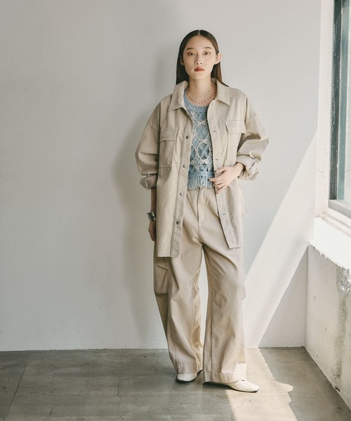 LEPSIM(レプシィム)の「ヴィンテージコーデュロイパンツ 1047013(その他パンツ・レディース・ピンク/ブルー/ライトベージュ/ブラウン・FREE)」の18枚目の写真