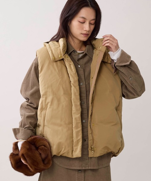 marmors(マルモア)の「【marmors】コーデュロイシャツ〈セットアップ対応〉(シャツ/ブラウス・レディース・ブラウン/モカ・36)」の16枚目の写真