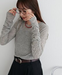 【WEB限定】シアー袖シャーリングプルオーバー