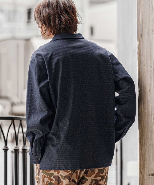 CAMBIO（カンビオ）の「ms6615-Twill Skipper Polo Shirt スキッパーポロシャツ(GM-A6202W-001)（ポロシャツ・メンズ・ネイビー/コバルトブルー/チャコール・S/M/L）」の13枚目の写真