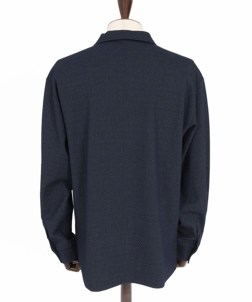 CAMBIO（カンビオ）の「ms6615-Twill Skipper Polo Shirt スキッパーポロシャツ(GM-A6202W-001)（ポロシャツ・メンズ・ネイビー/コバルトブルー/チャコール・S/M/L）」の19枚目の写真